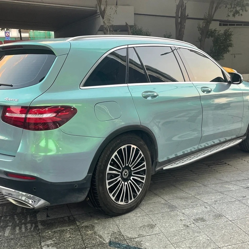 Candy Metallic Grey Green Car Vinyl Wrap