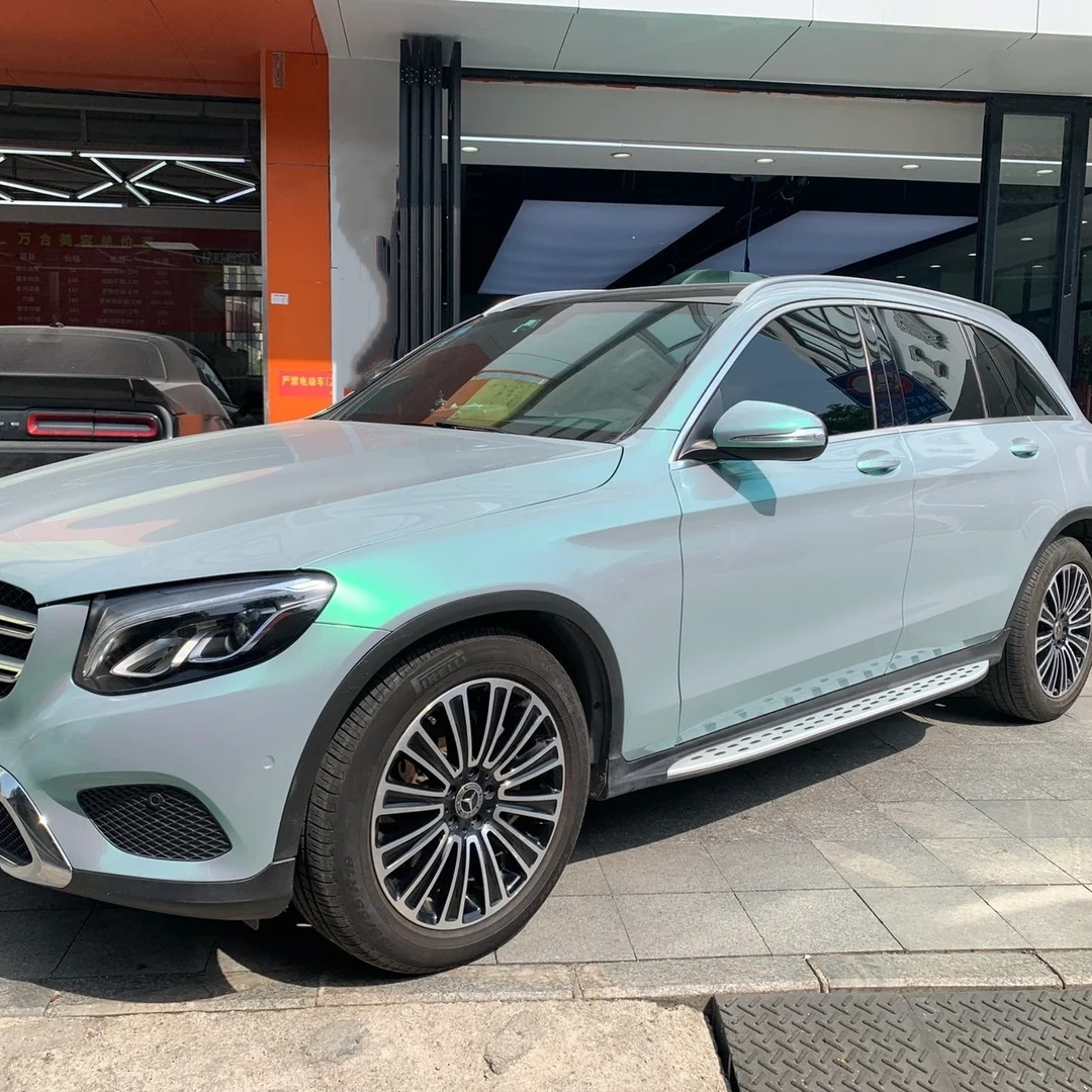 Candy Metallic Grey Green Car Vinyl Wrap