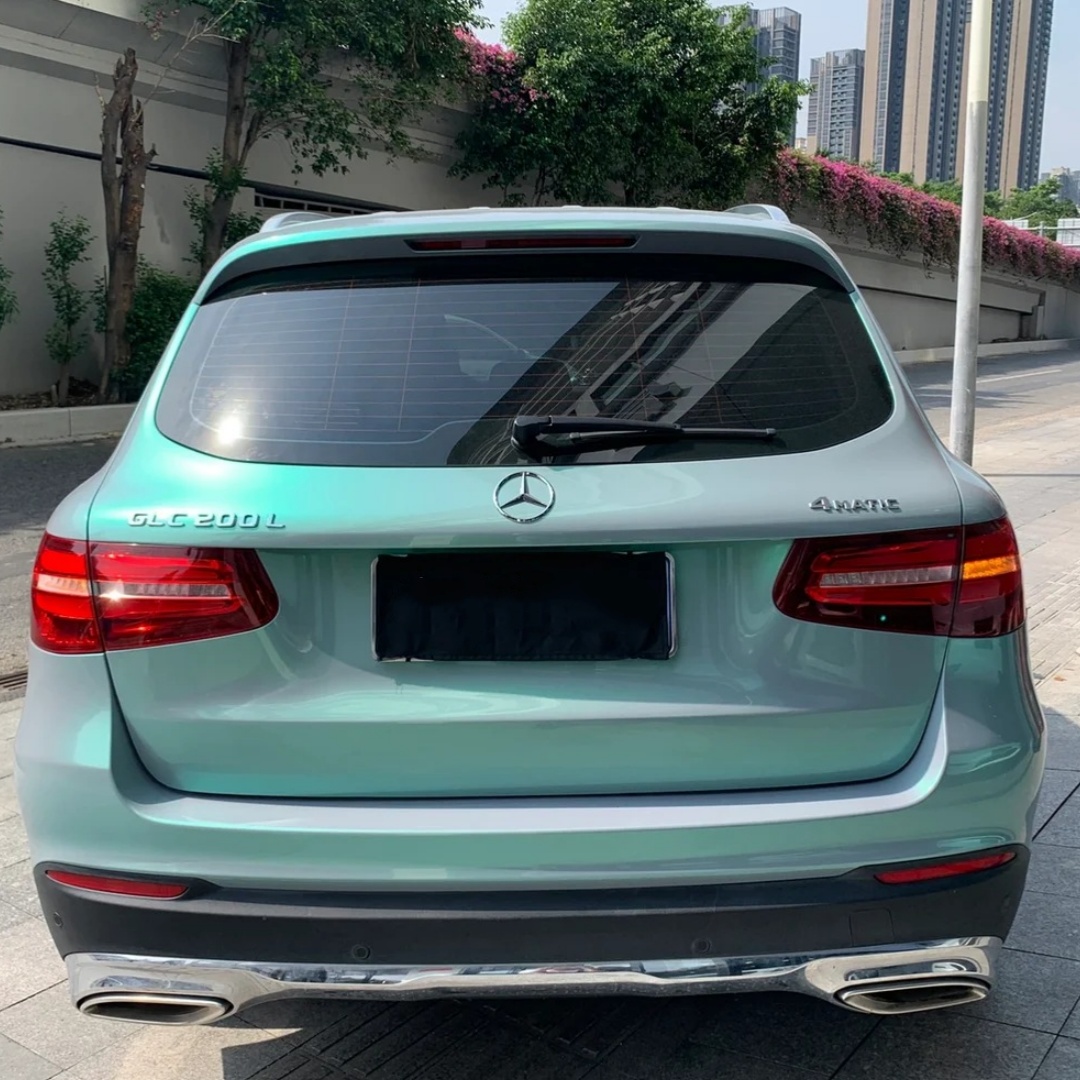 Candy Metallic Grey Green Car Vinyl Wrap