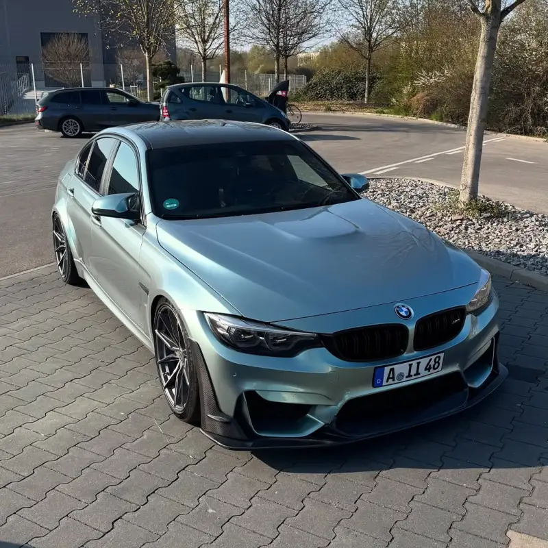 PET Hadlin Green Car Vinyl Wrap