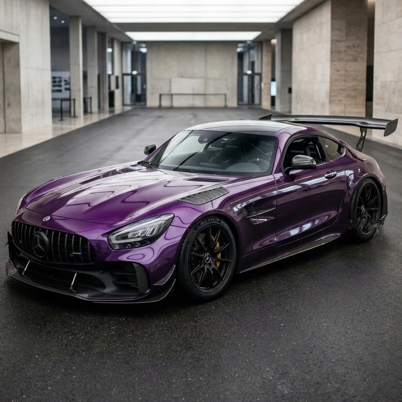 PET Venice Purple Car Vinyl Wrap