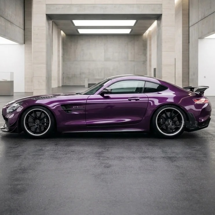 PET Venice Purple Car Vinyl Wrap