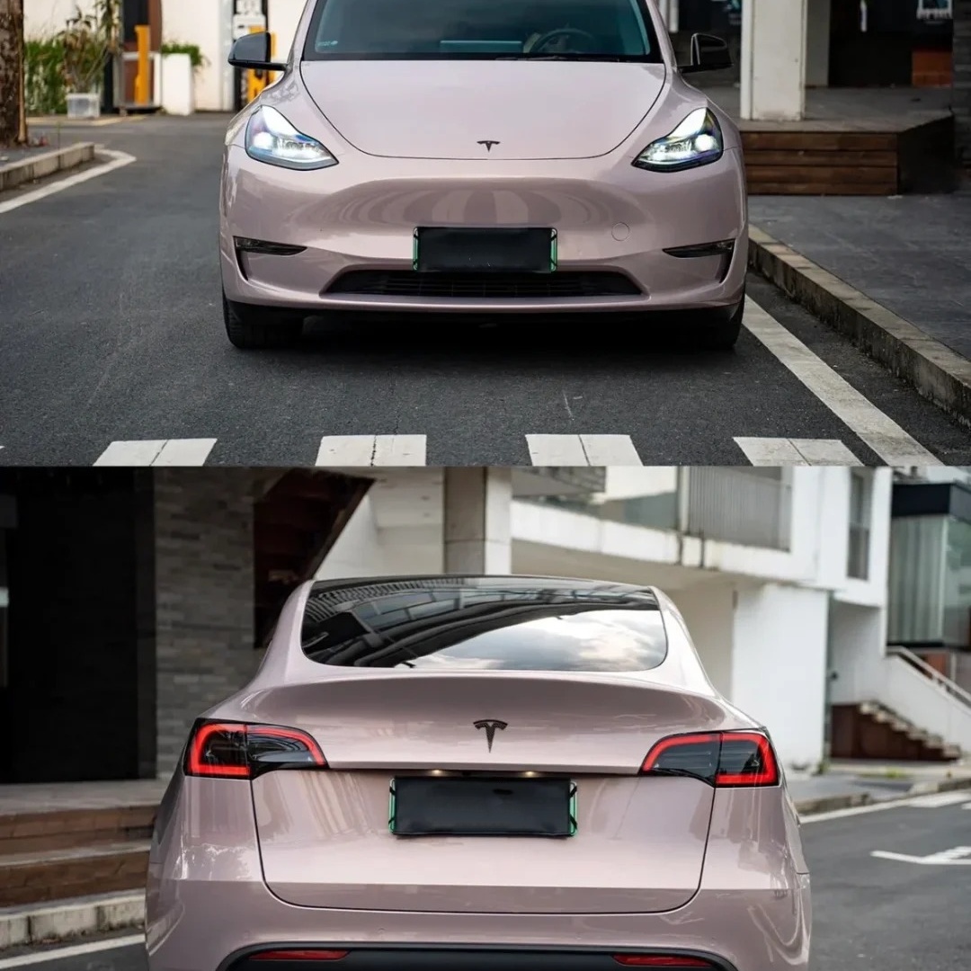 PET Rouge Pearl Pink Car Vinyl Wrap