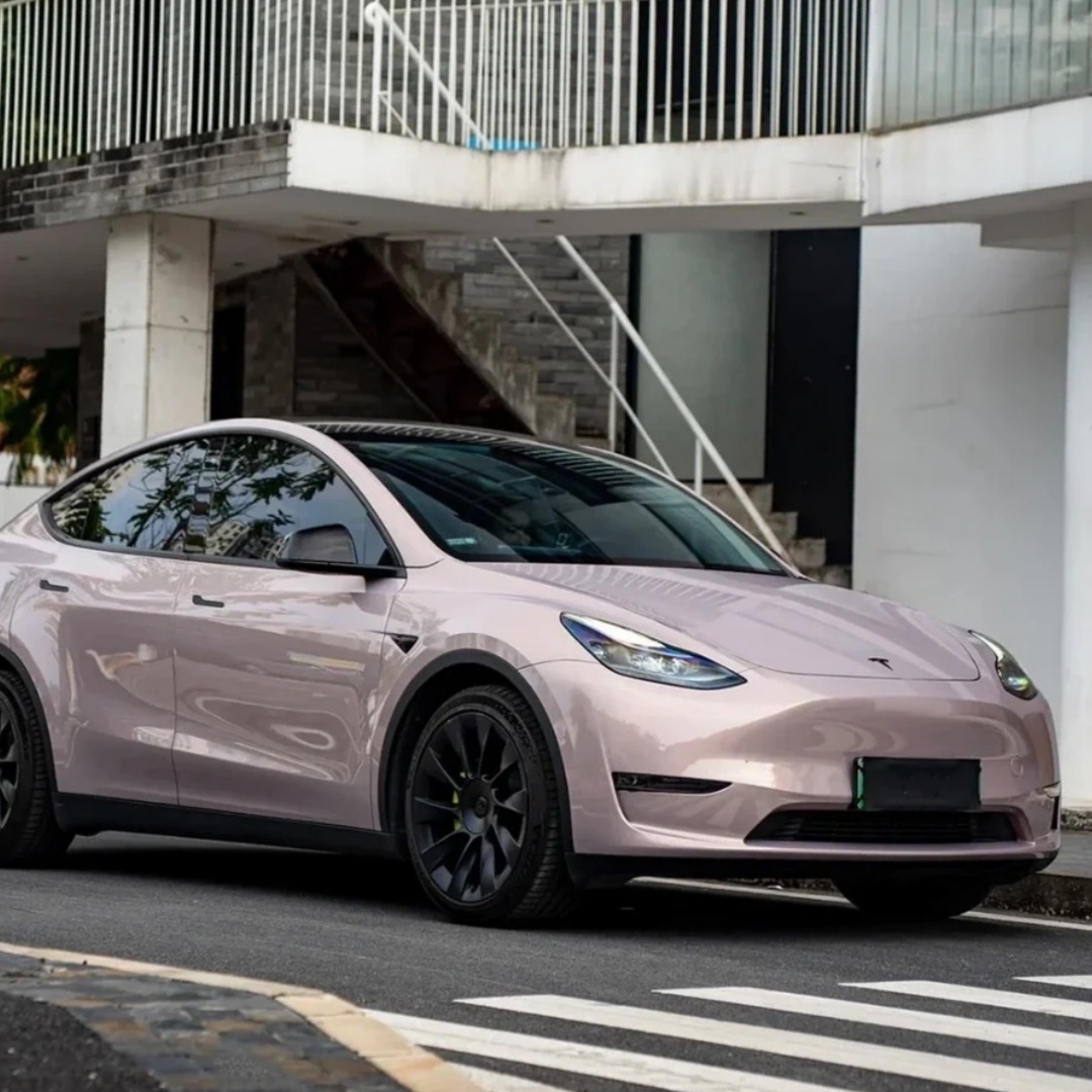 PET Rouge Pearl Pink Car Vinyl Wrap