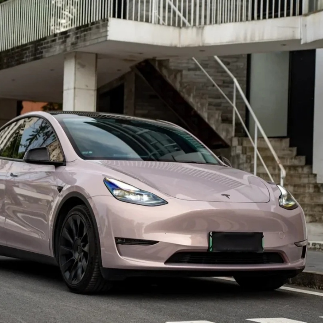 PET Rouge Pearl Pink Car Vinyl Wrap