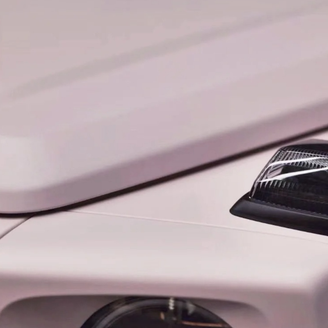 Tesla Ultimate Flat Baby Pink Car Vinyl Wrap