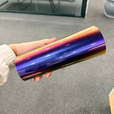 TPU Gloss Shifting Blue Purple Paint Protection Film 02