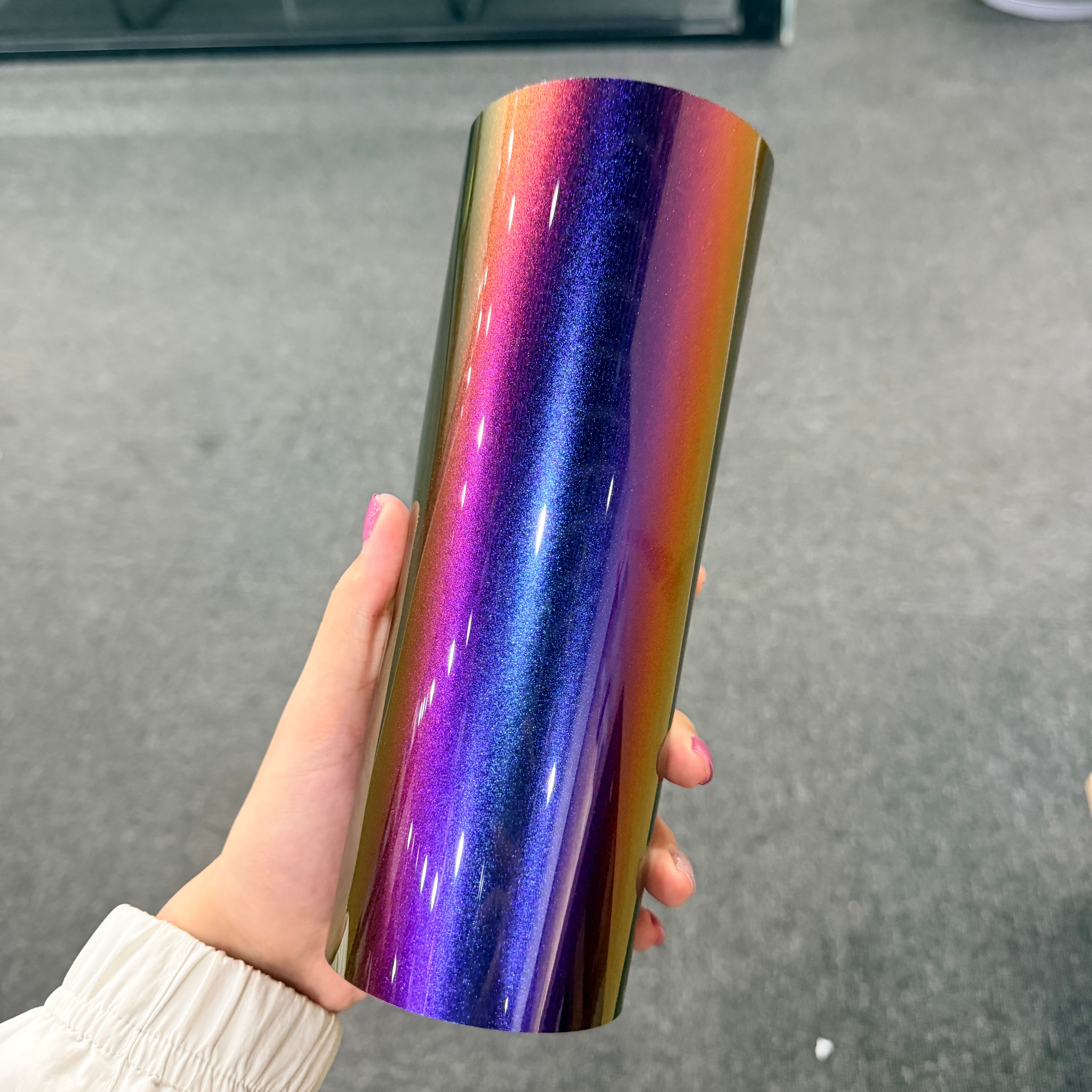 TPU Gloss Shifting Blue Purple Paint Protection Film