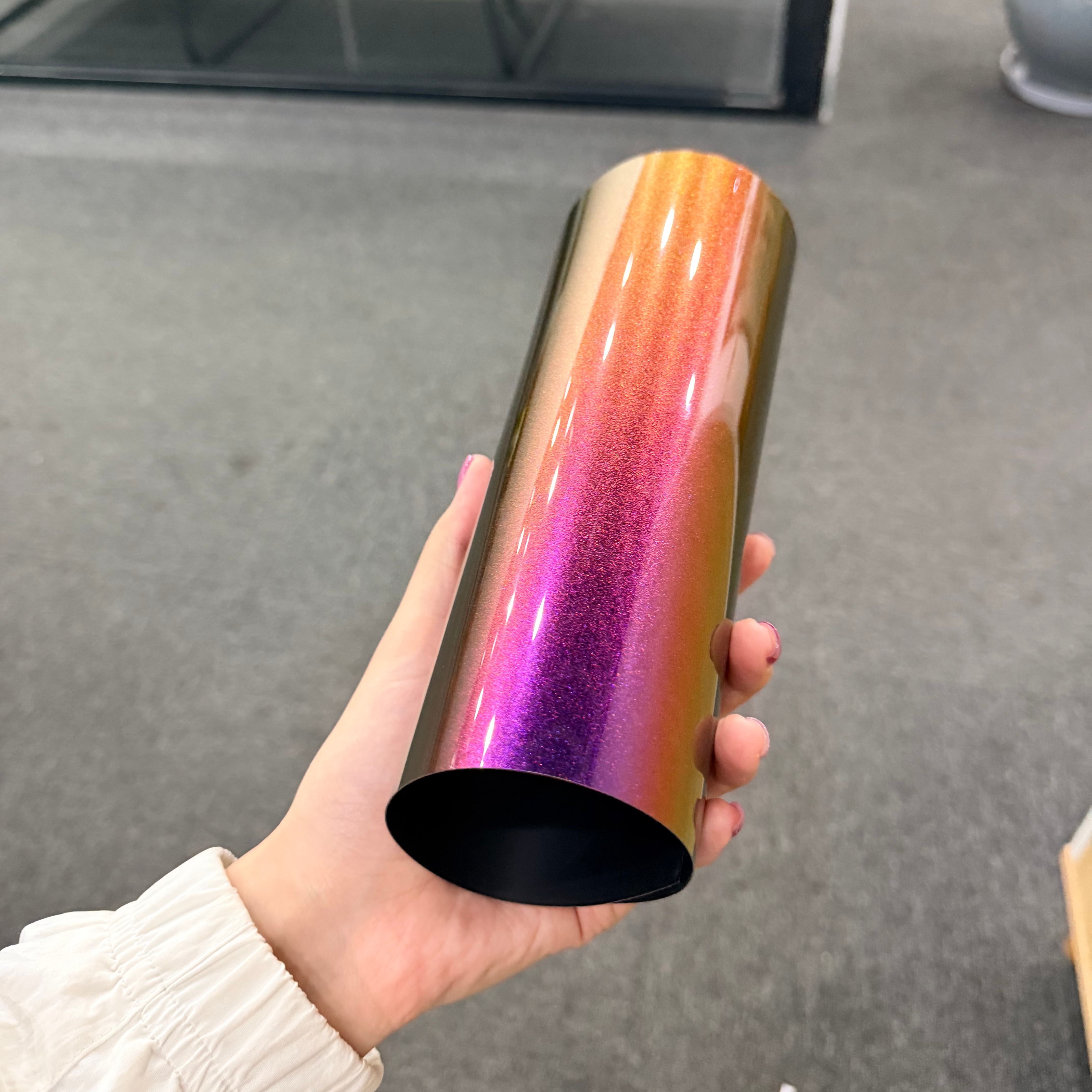 TPU Gloss Shifting Blue Purple Paint Protection Film
