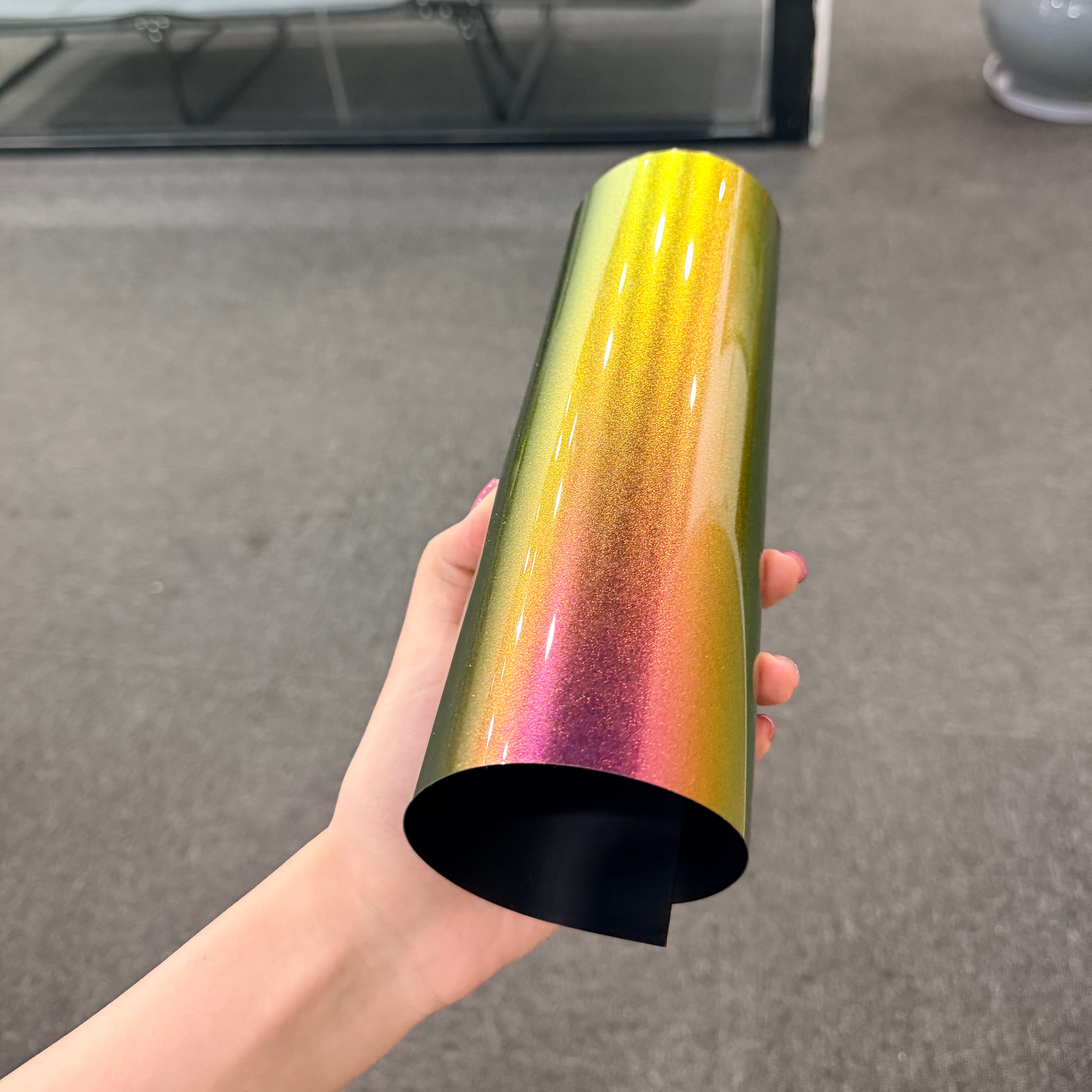 TPU Gloss Shifting Green Purple Paint Protection Film