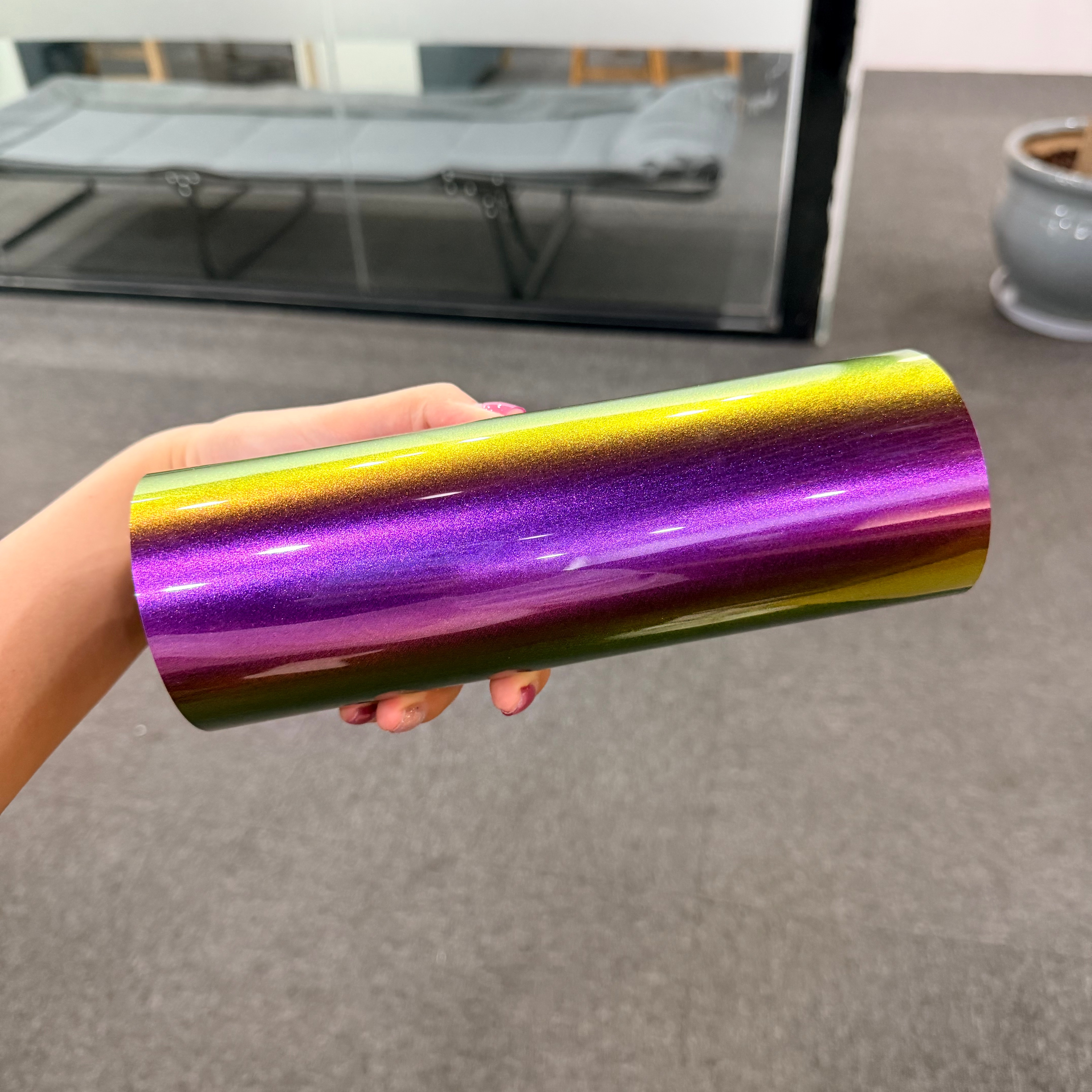 TPU Gloss Shifting Green Purple Paint Protection Film