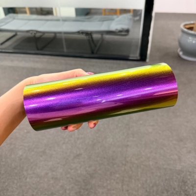 TPU Gloss Shifting Green Purple Paint Protection Film 02