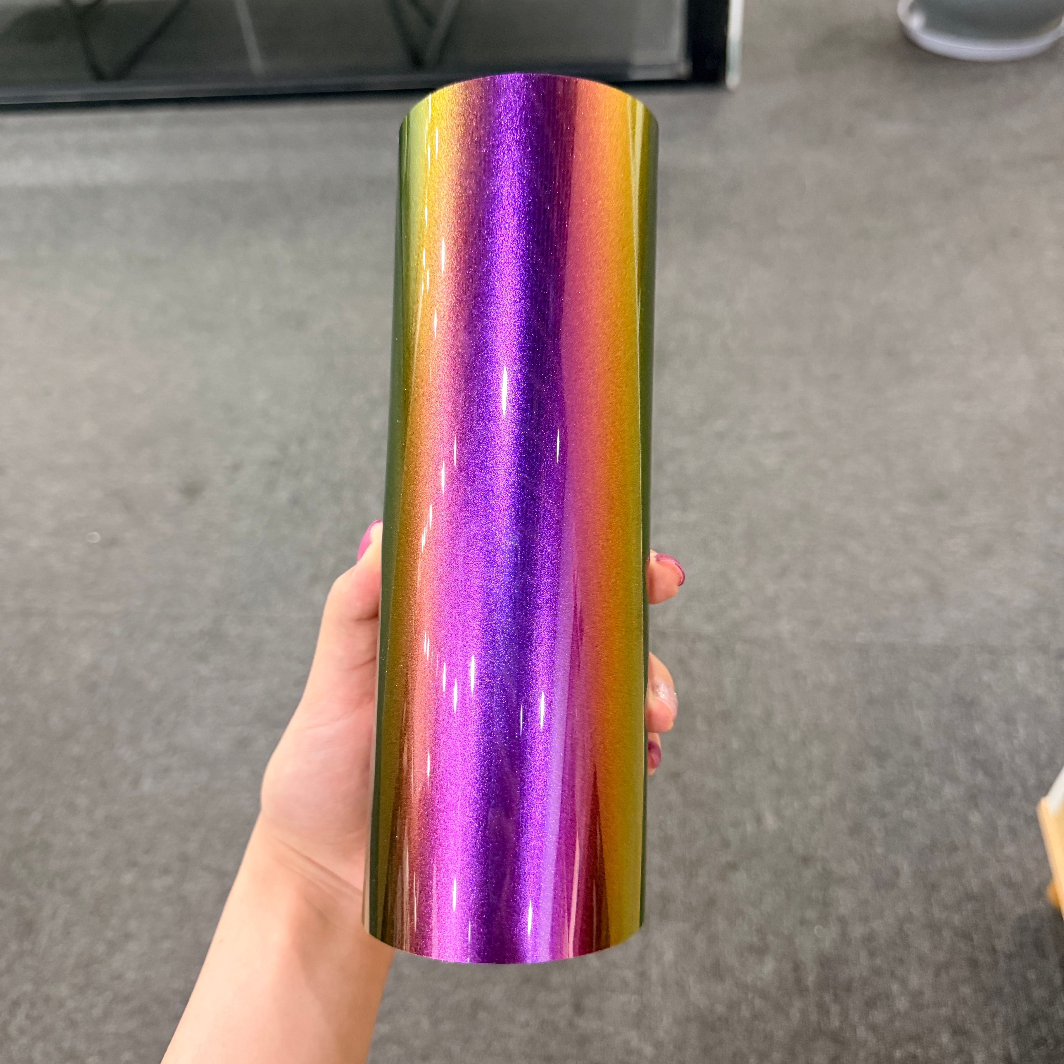 TPU Gloss Shifting Green Purple Paint Protection Film