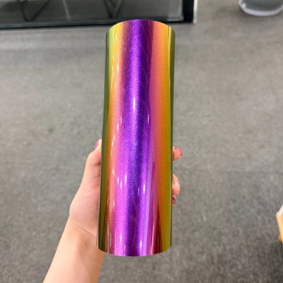 TPU Gloss Shifting Green Purple Paint Protection Film 01