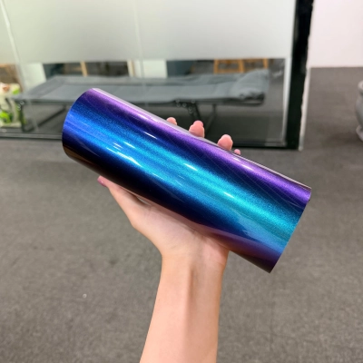 TPU Gloss Shifting Purple Paint Protection Film 02