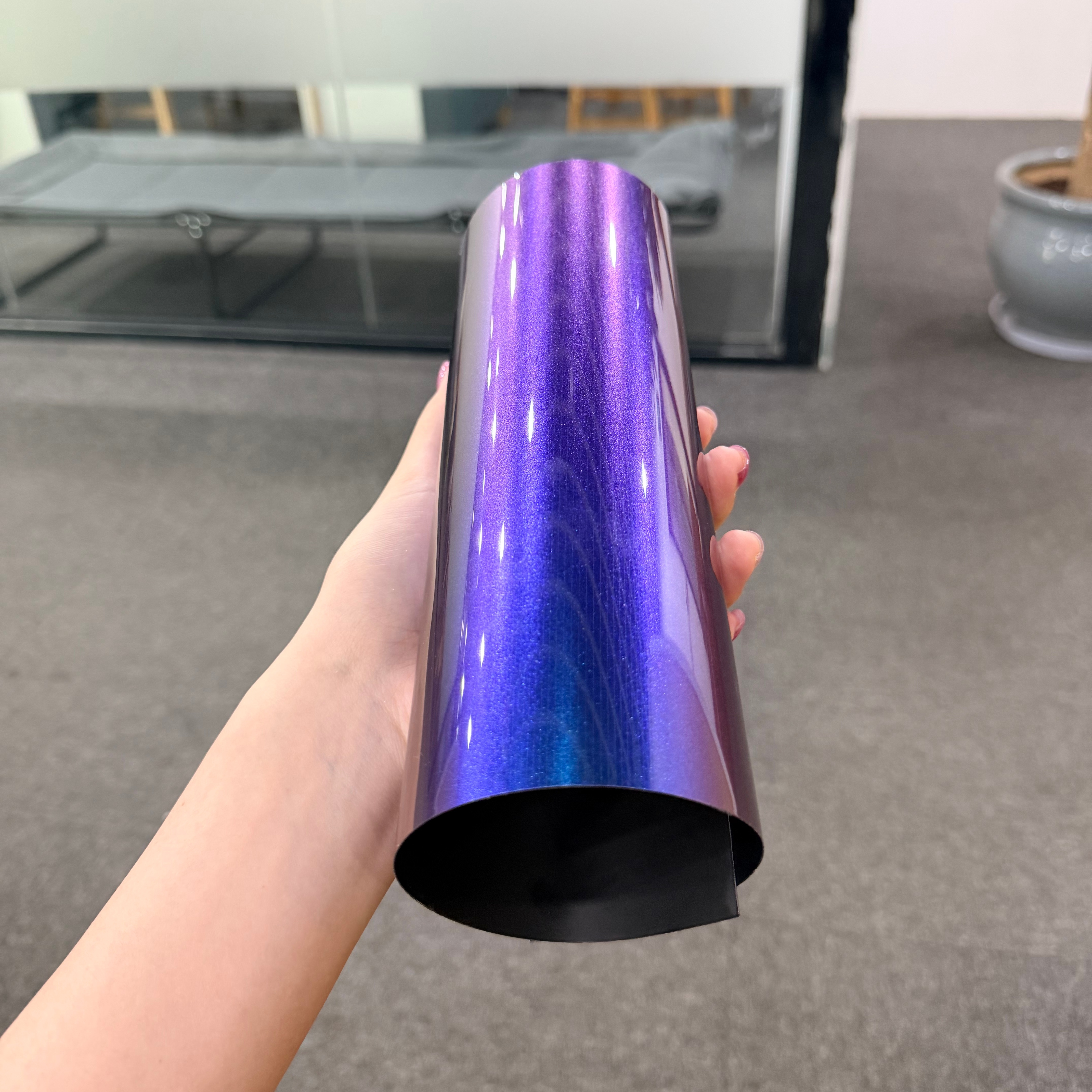 TPU Gloss Shifting Purple Paint Protection Film