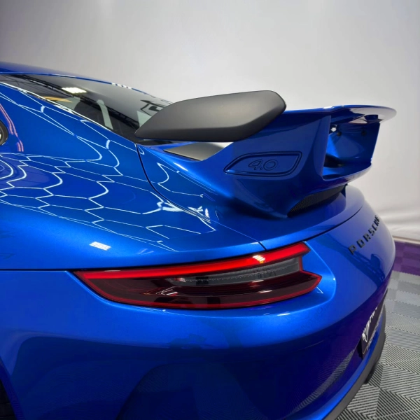 Metal Paint Deep Blue Car Vinyl Wrap