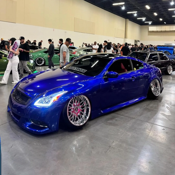 Metal Paint Deep Blue Car Vinyl Wrap