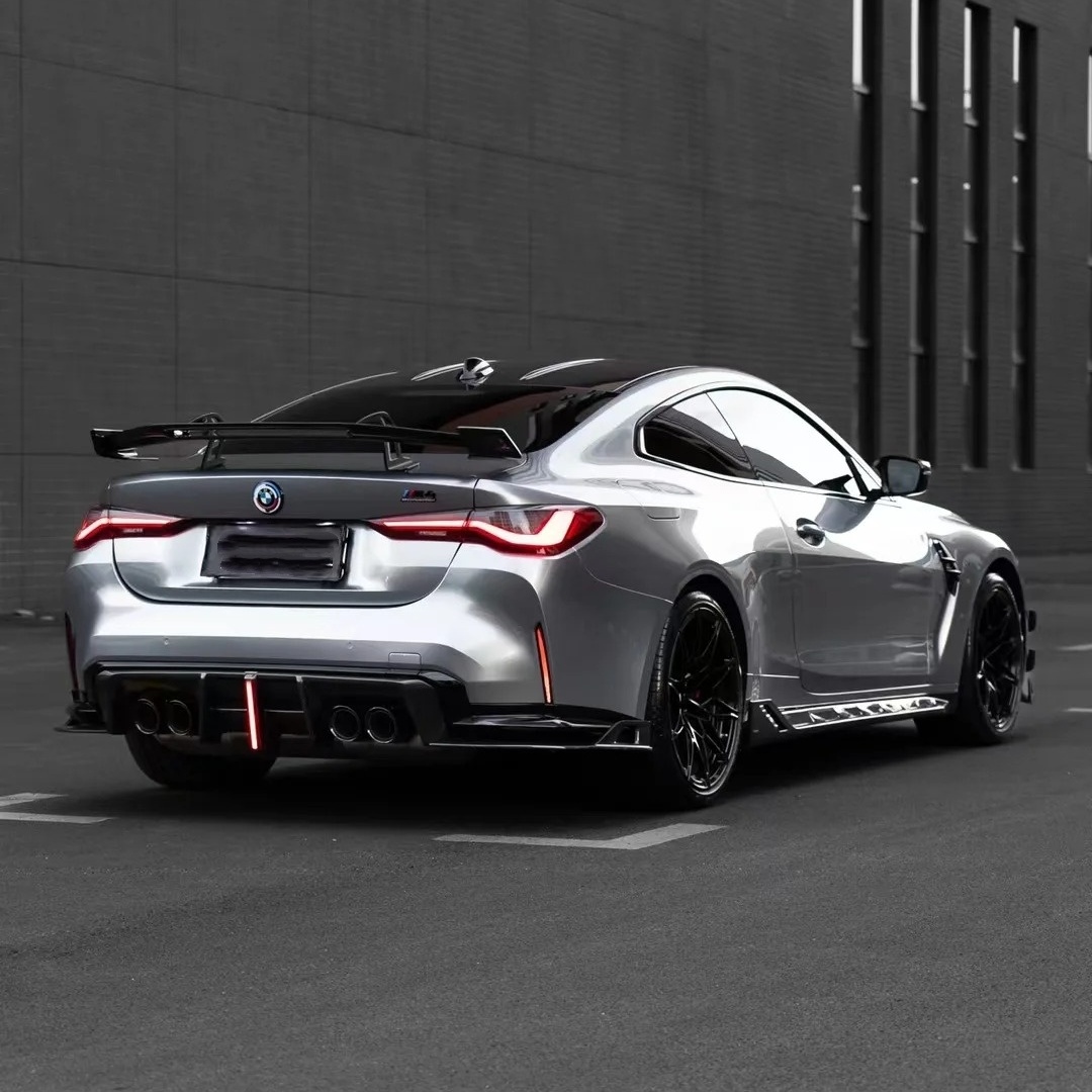 PET Skyscraper Gray Car Vinyl Wrap