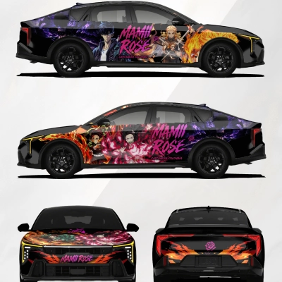 MAMII ROSE Customized Car Vinyl Wrap 01