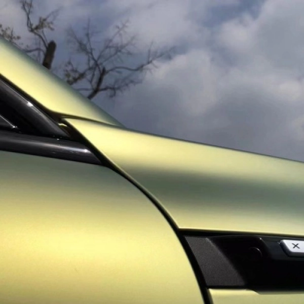 PET Matte Urban Bamboo Green Car Vinyl Wrap