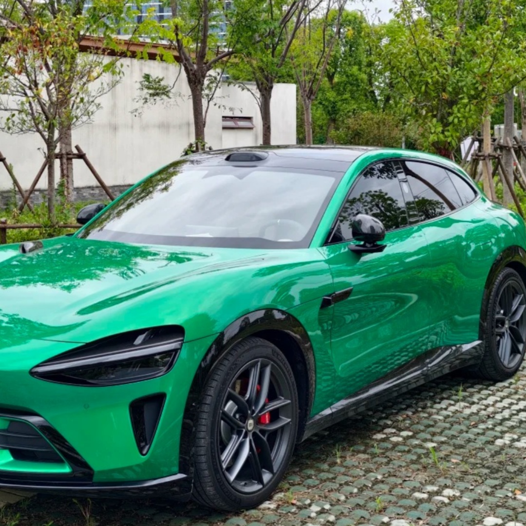 PET MIUI Emerald Green Car Vinyl Wrap