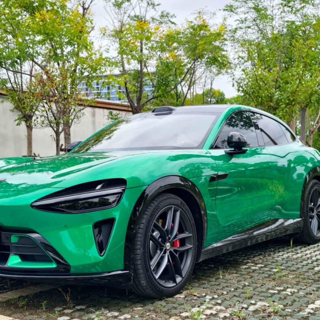 PET MIUI Emerald Green Car Vinyl Wrap