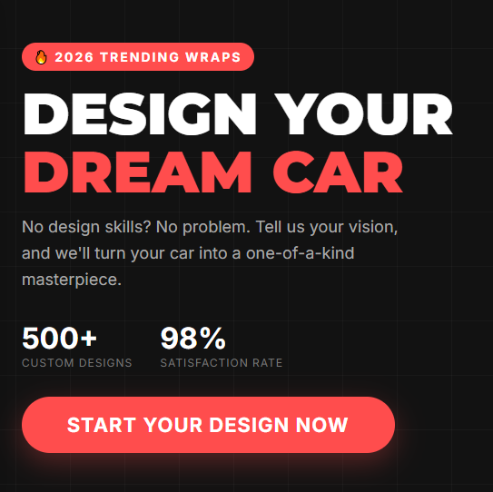 Custom Pattern & Design Drawing Fee & Any Vehicle Model
