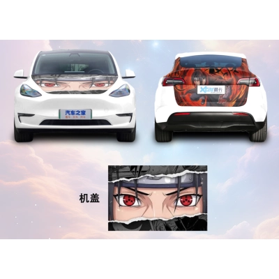 Two Stickers Customized Car Vinyl Wrap 01