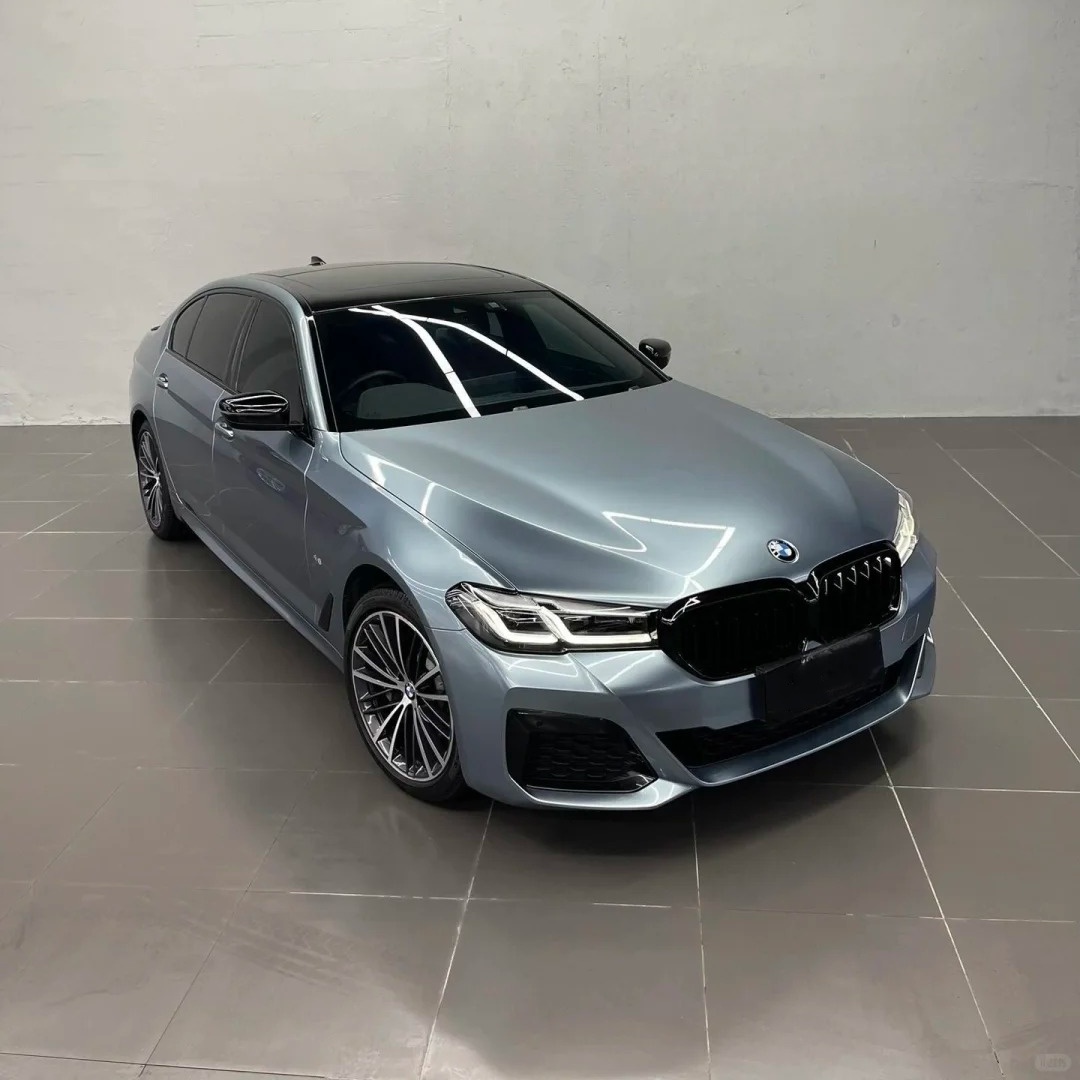 PET Gloss Metallic Liquid Somato Blue Car Vinyl Wrap
