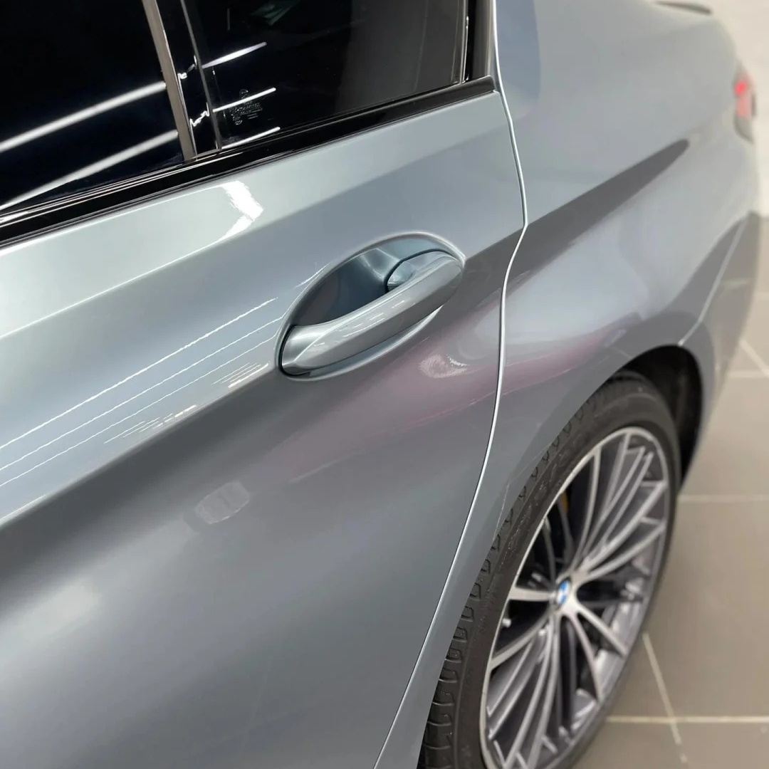 PET Gloss Metallic Liquid Somato Blue Car Vinyl Wrap