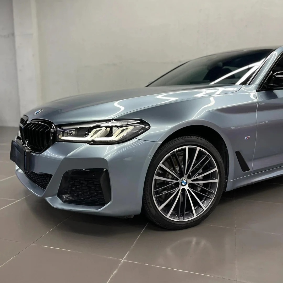 PET Gloss Metallic Liquid Somato Blue Car Vinyl Wrap