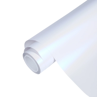 Matte White Purple Car Vinyl Wrap 01