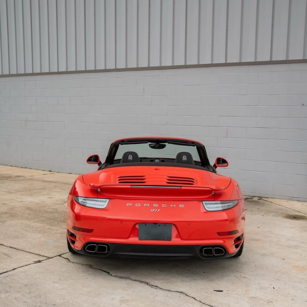 PET Porsche Orange Car Vinyl Wrap