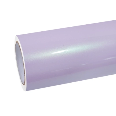 PET Bluish Peach Pink Car Vinyl Wrap 01