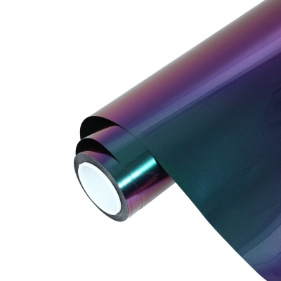 TPU Glossy Grass Green Red Paint Protection Film 01