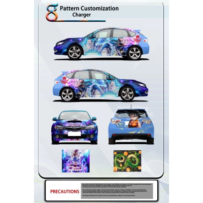 Dragon Ball Customized Car Vinyl Wrap 01