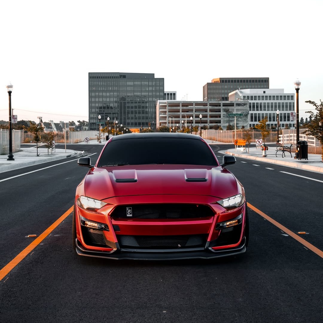 Gloss Metallic Vampire Red Car Vinyl Wrap