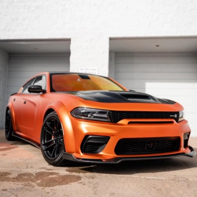 TPU Gloss Burnt Orange Paint Protection Film 02