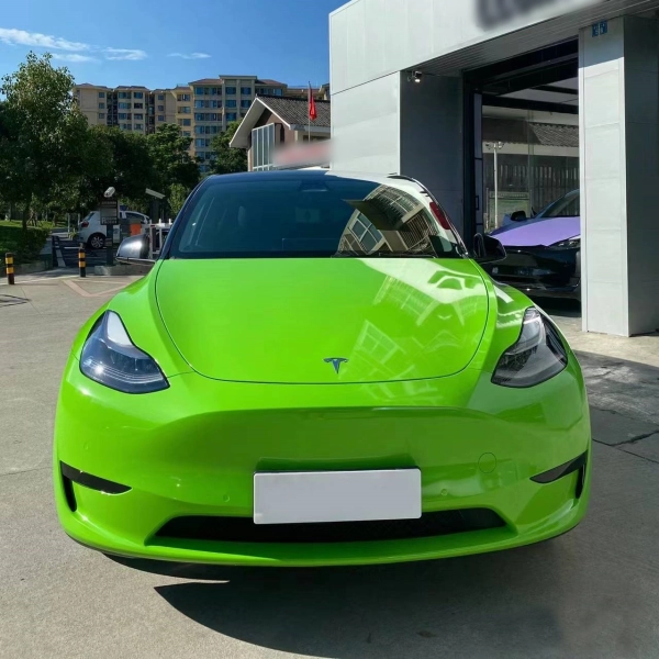 TPU Gloss Lime Green Paint Protection Film