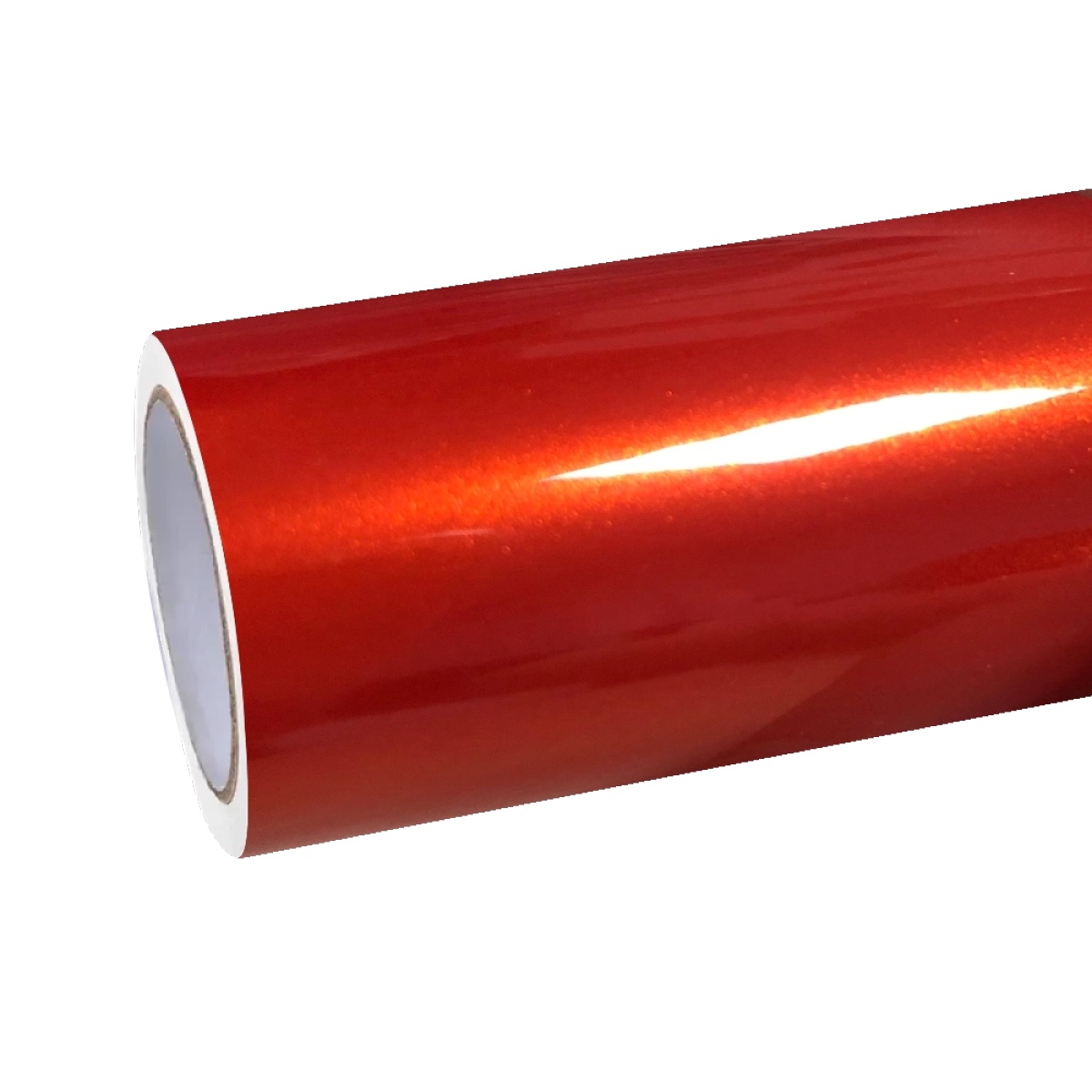 PET Metal Paint Orange Car Vinyl Wrap