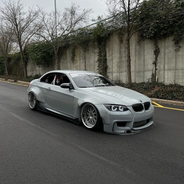 PET Super Gloss Ash Gray Car Vinyl Wrap