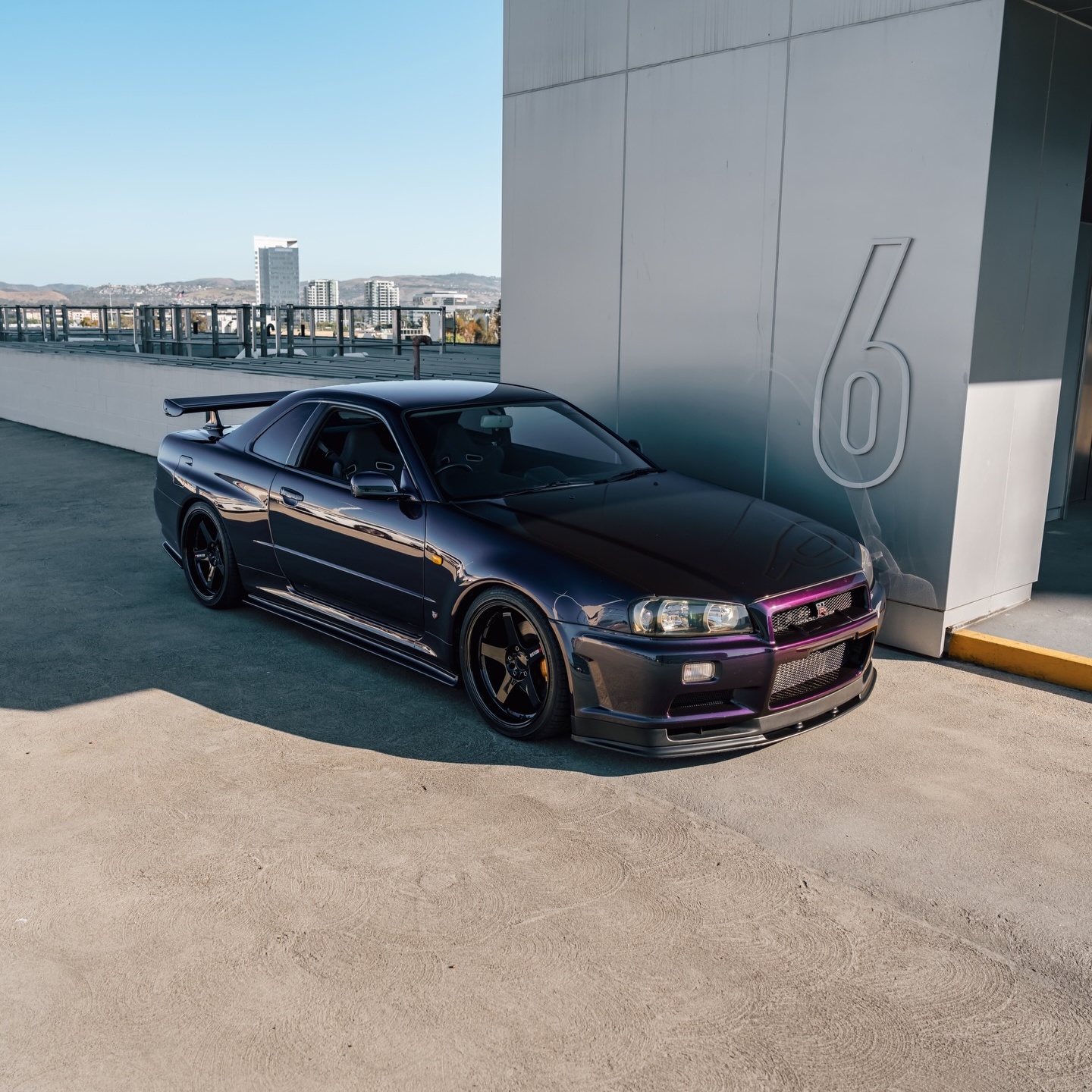 PET Gloss Ghost Midnight Purple Car Vinyl Wrap