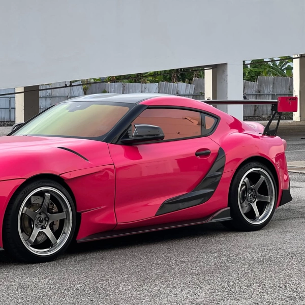 PET Super Gloss Rose Red Car Vinyl Wrap