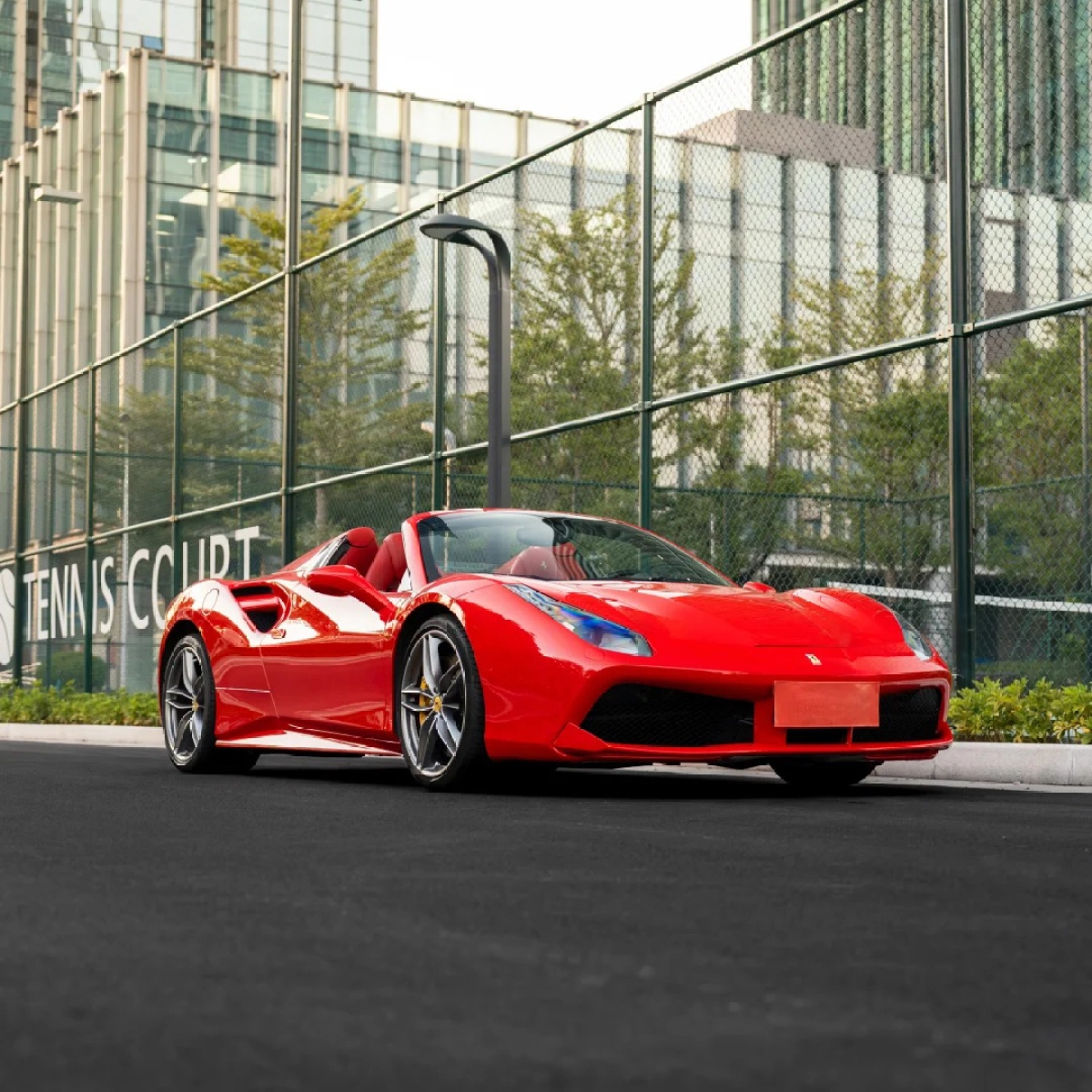 Super Gloss Ferrari Red Car Vinyl Wrap