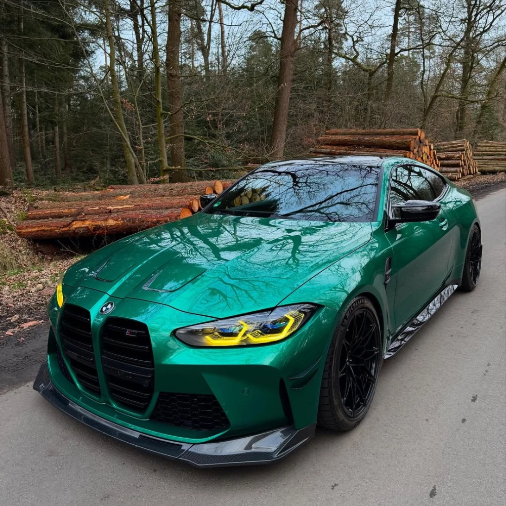 Gloss Paint Metallic Isle Of Man Green Car Vinyl Wrap
