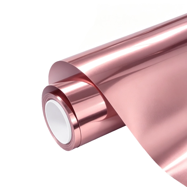 Gloss Rose Gold Mirror Chrome Car Vinyl Wrap