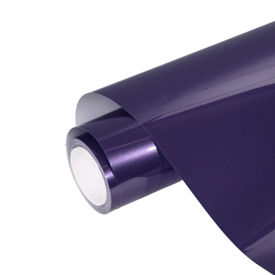 PET Gloss Galaxy Flash Purple Car Vinyl Wrap 01