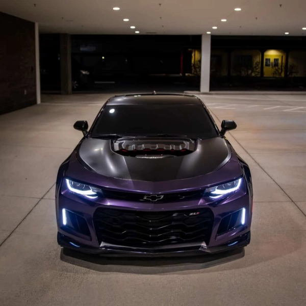 PET Gloss Galaxy Flash Purple Car Vinyl Wrap
