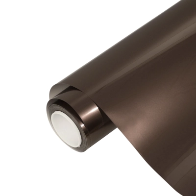 PET Metal Paint Brown Car Vinyl Wrap 01